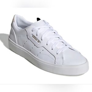 Adidas Women's Crystal White Leather Sneaker sz 7.5